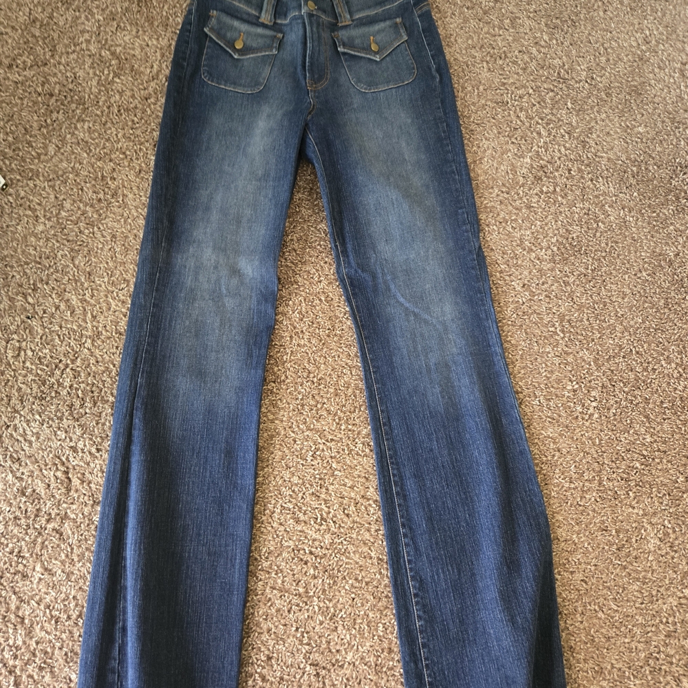 Agave Dark Blue Straight Leg Women's Jeans